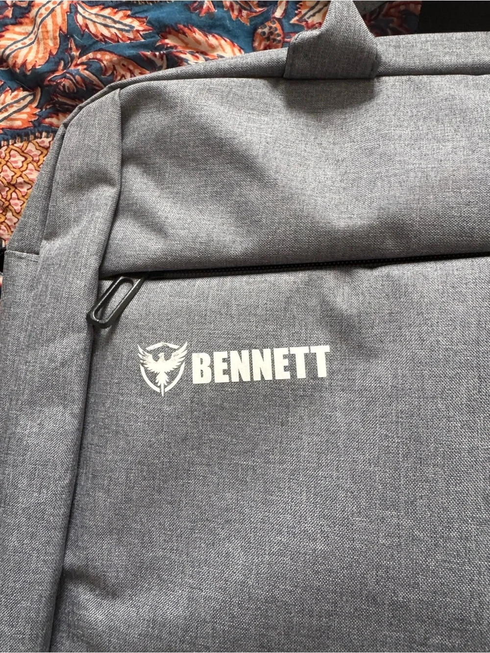 Bennet Gray Men's Laptop Bag